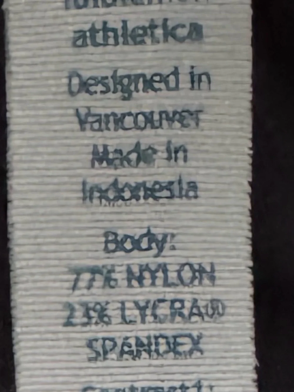 lululemon athletica Black and White Logo Active bottom. - Picture 6 of 7